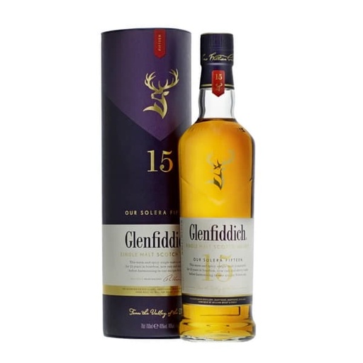 Glenfiddich 15 Years Solera 40%vol.