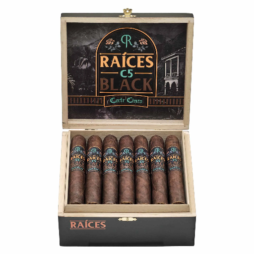 [02RA004] Raices C5 Black (Robusto)